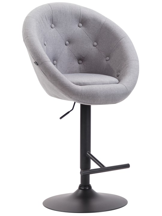 Barová stolička London V2 látka, sivá
