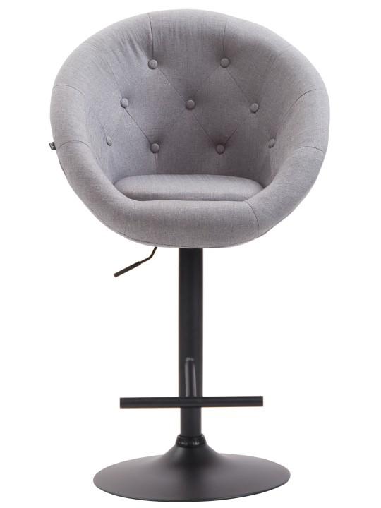 Barová stolička London V2 látka, sivá