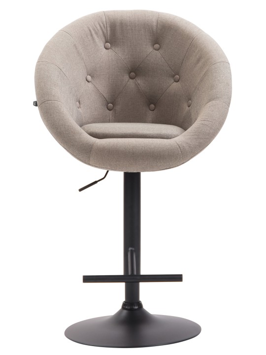 Barová stolička London V2 látka, šedohnedá