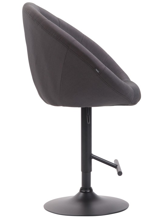 Barová stolička London V2 látka, tmavosivá