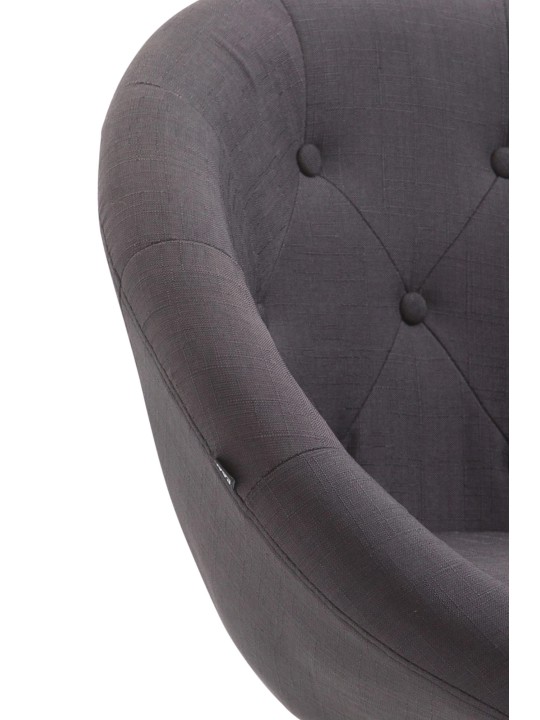 Barová stolička London V2 látka, tmavosivá