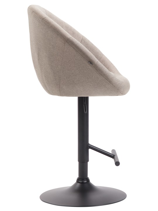 Barová stolička London V2 látka, šedohnedá