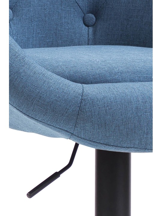 Barová stolička London V2 látka, modrá