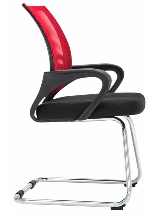 Súprava 2 návštevníckych stoličiek Eureka, červená