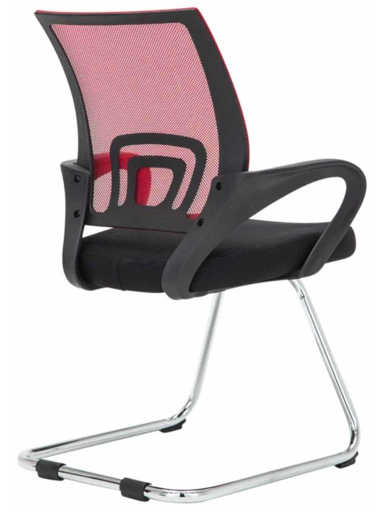 Súprava 2 návštevníckych stoličiek Eureka, červená