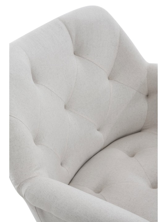 Jedálenská stolička Langford látka, béžová