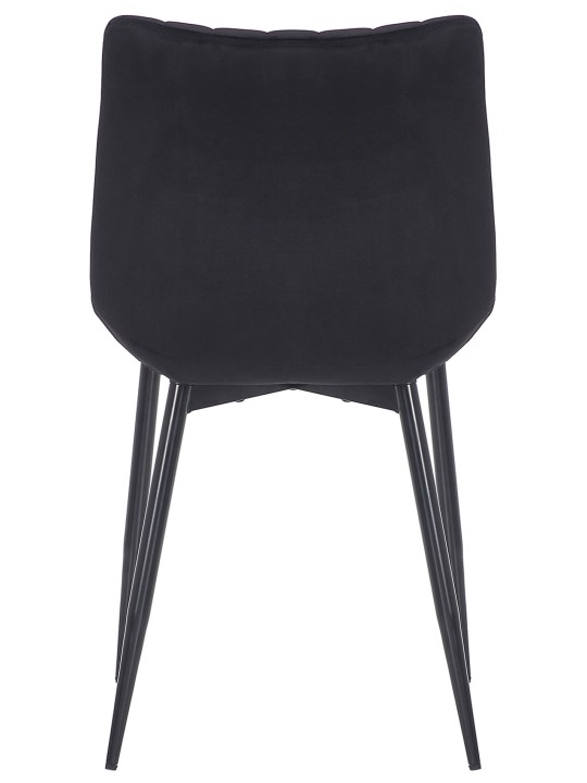 Sada 2 stoličiek Rahden velvet, čierna