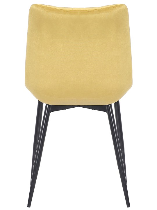 Sada 2 stoličiek Rahden velvet, žltá