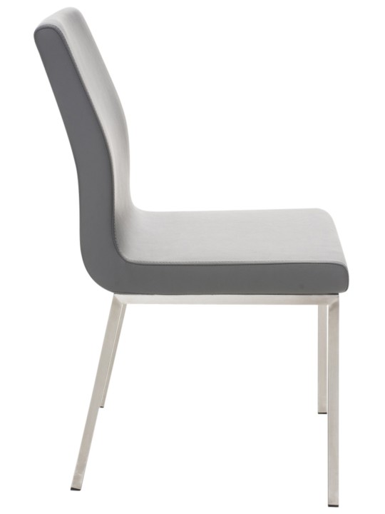 Sada 2 jedálenských stoličiek Colmar, sivá Sada 2 jedálenských stoličiek Colmar, sivá