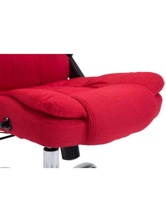 Kancelárske kreslo Thor látka, červená