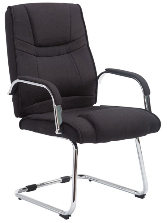 Sada 2 stoličiek látka Attila, čierna