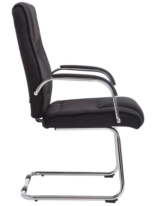 Sada 2 stoličiek látka Attila, čierna