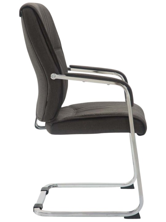 Sada 2 konzolových stoličiek XL Anubis látka, tmavosivá