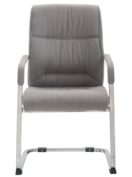 Sada 2 konzolových stoličiek XL Anubis látka, sivá