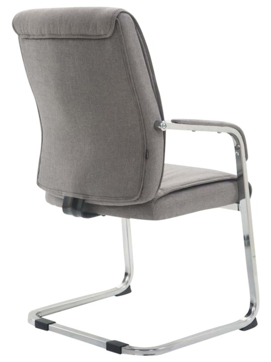 Sada 2 konzolových stoličiek XL Anubis látka, sivá