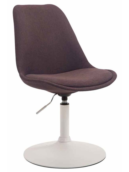 Sada 4 stoličiek Maverick W látka, hnedá