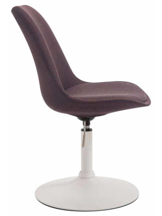 Sada 4 stoličiek Maverick W látka, hnedá