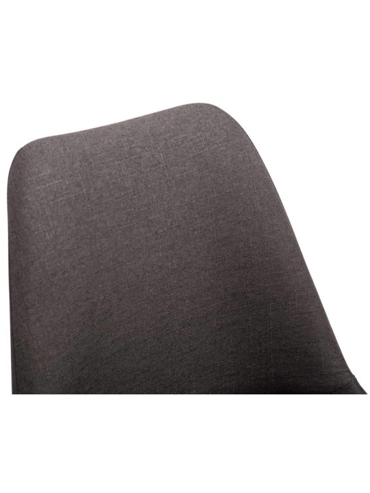 Sada 4 stoličiek Maverick W látka, tmavosivá