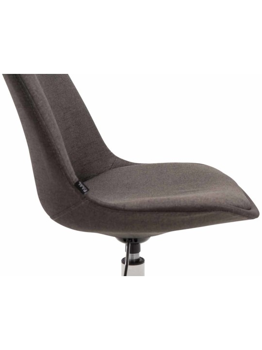 Sada 4 stoličiek Maverick W látka, tmavosivá