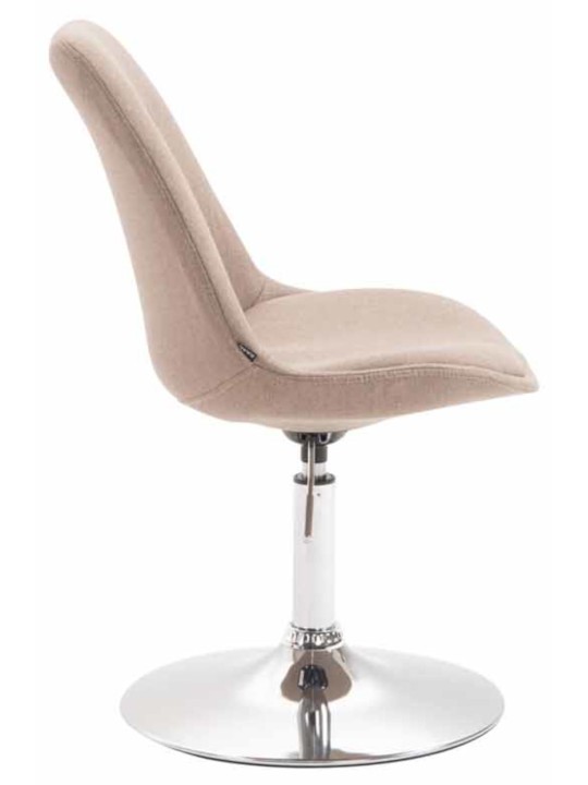 Sada 4 stoličiek Maverick C látka, šedohnedá