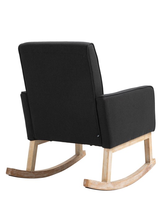 Hojdacie kreslo Dream fabric, čierna