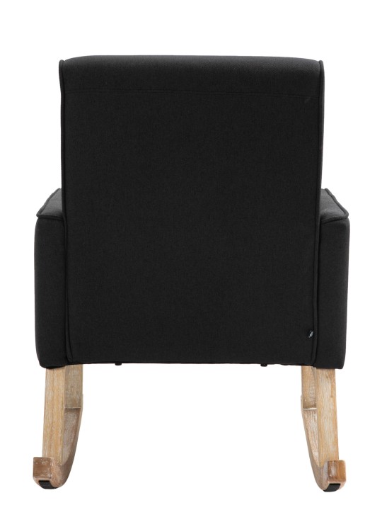 Hojdacie kreslo Dream fabric, čierna