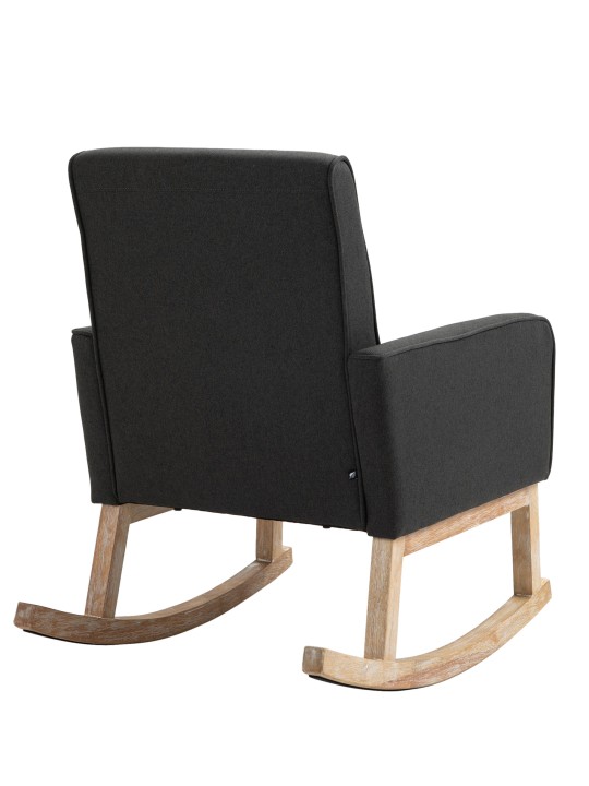 Hojdacie kreslo Dream fabric, tmavosivá