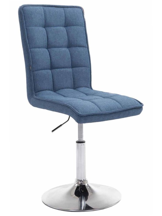 Sada 2 jedálenských stoličiek Peking V2 Fabric, modrá