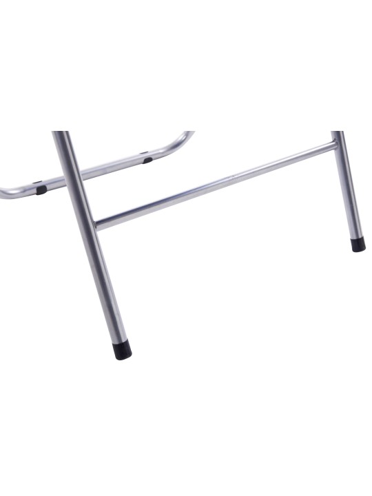 Sada 2 skladacích stoličiek Felix, čierna/strieborná