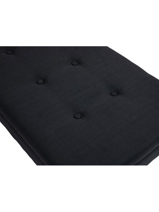 Lavička Namaro látka starožitná, čierna