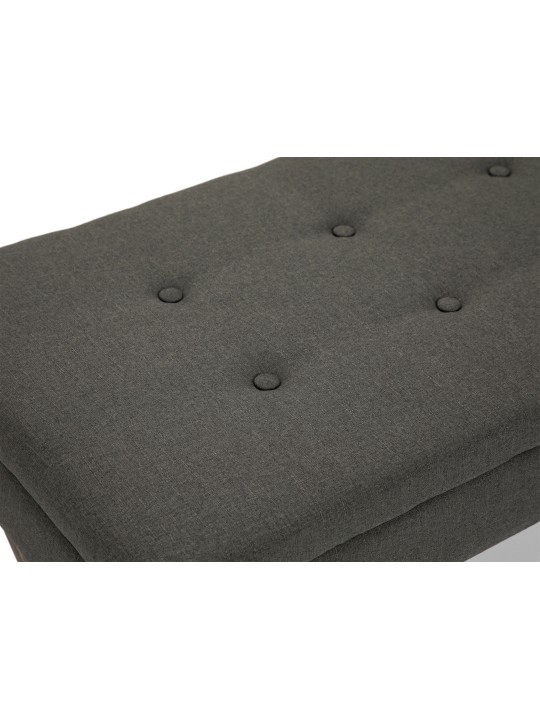 Lavička Namaro látka starožitná, tmavosivá