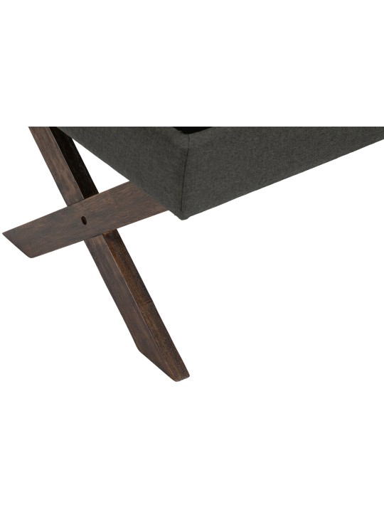 Lavička Namaro látka starožitná, tmavosivá