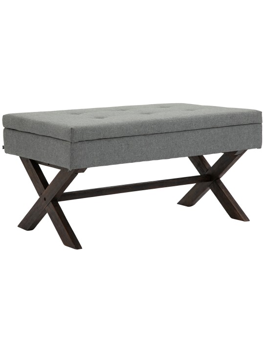 Lavička Namaro látka starožitná, sivá