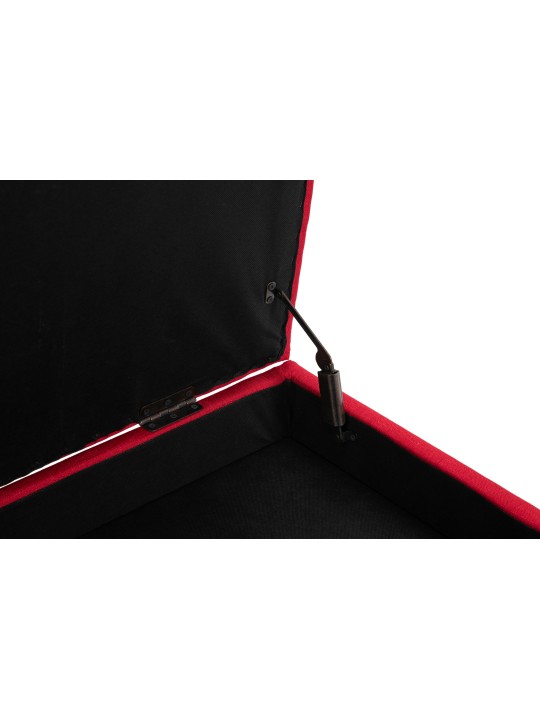 Lavička Namaro látka starožitná, červená