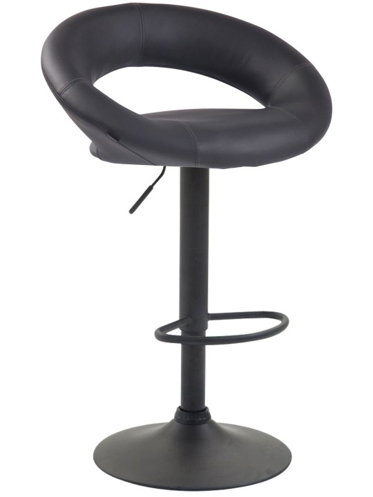 Sada 2 barových stoličiek Olinda z umelej kože, sivá