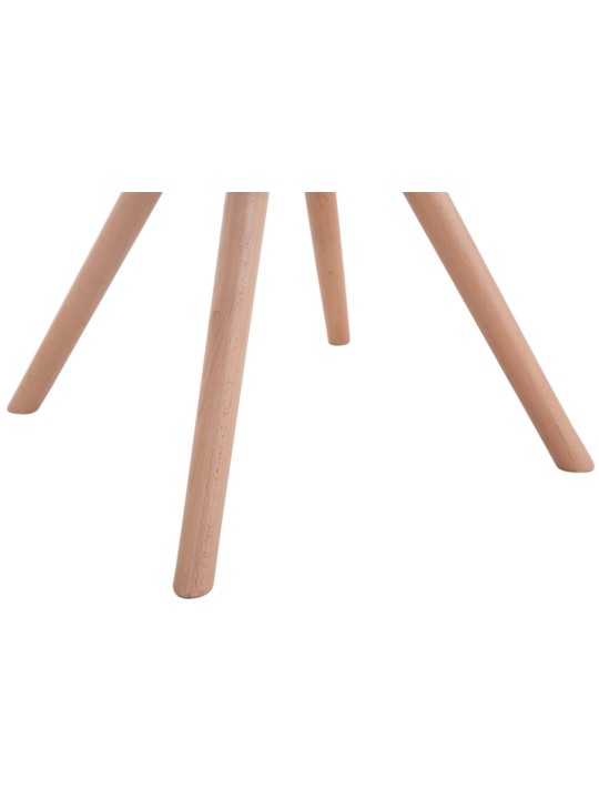 Sada 4 stoličiek Toulouse Fabric Natura Round, modrá