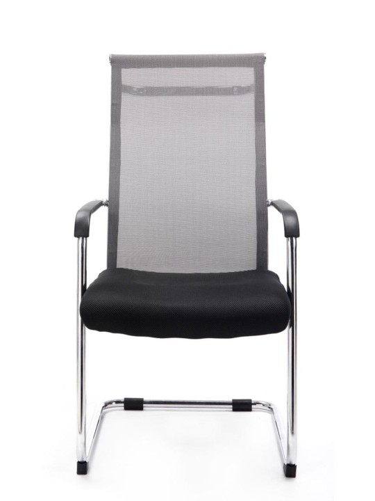 Súprava 2 návštevníckych stoličiek Brenda, sivá