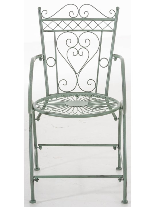 Sada 2 stoličiek Sheela, antická zelená