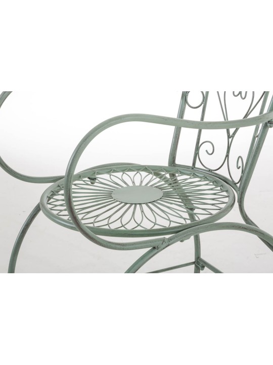 Sada 2 stoličiek Sheela, antická zelená