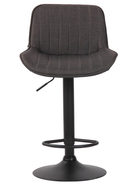 Sada 2 barových stoličiek Lentini látka, tmavosivá