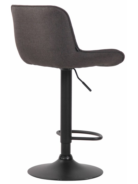 Sada 2 barových stoličiek Lentini látka, tmavosivá