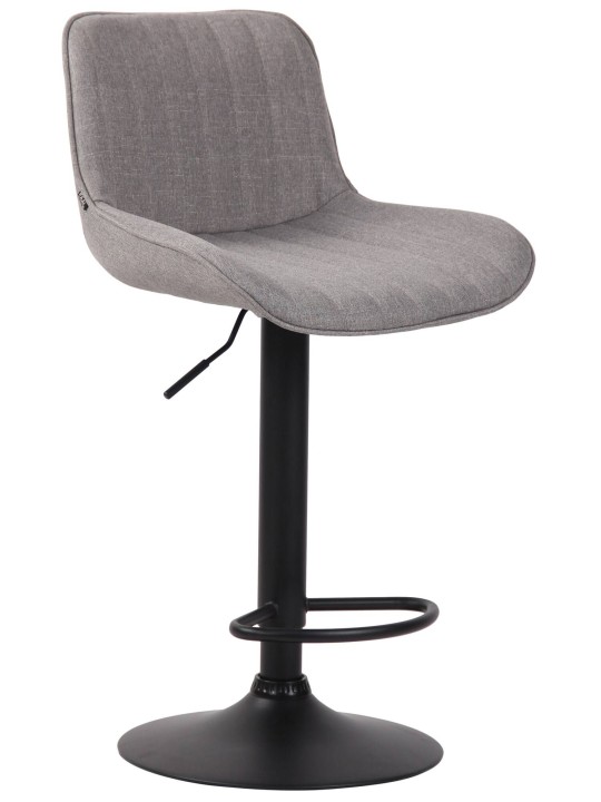 Sada 2 barových stoličiek Lentini látka, sivá