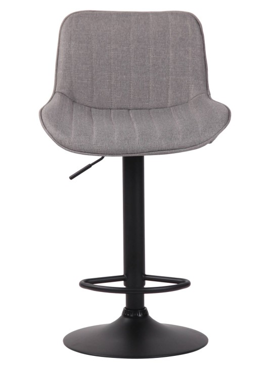 Sada 2 barových stoličiek Lentini látka, sivá