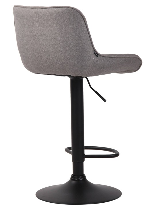 Sada 2 barových stoličiek Lentini látka, sivá