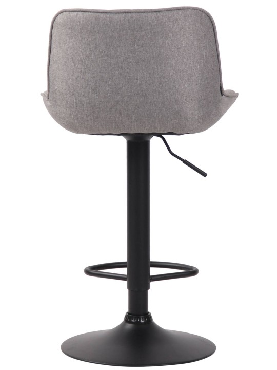 Sada 2 barových stoličiek Lentini látka, sivá