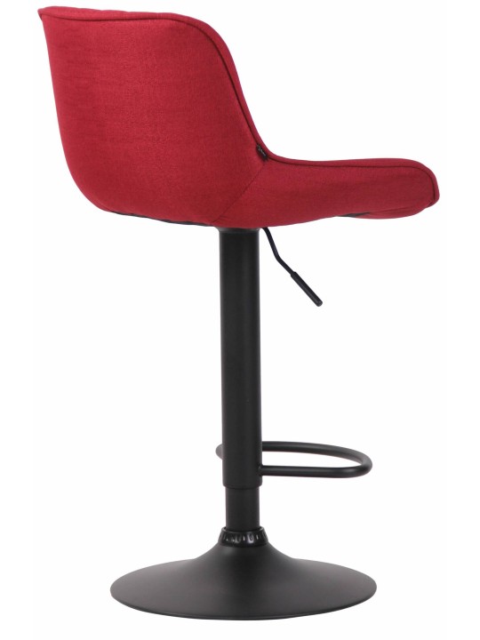 Sada 2 barových stoličiek Lentini látka, červená