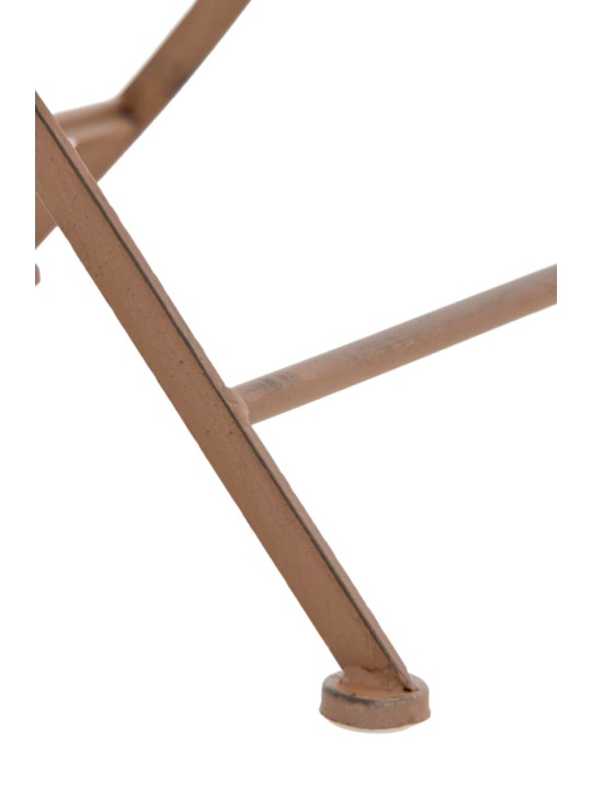 Sada 2 záhradných stoličiek Kiran, antická hnedá