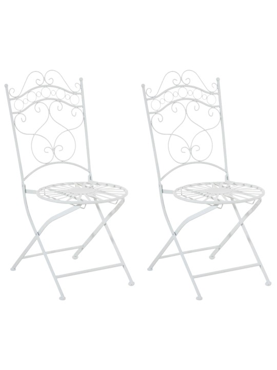 Sada 2 stoličiek Indra, biela