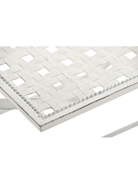 Sada 2 skladacích stoličiek Asina, antická biela