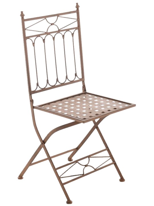Sada 2 skladacích stoličiek Asina, antická hnedá